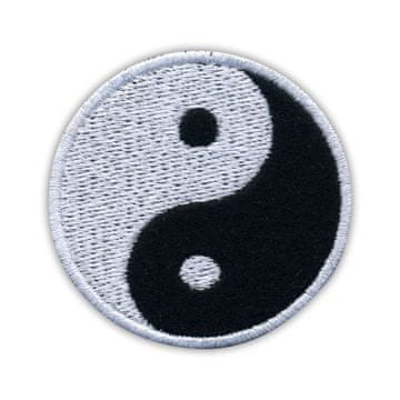 shumee Našitek Yin Yang - nalepka za likanje / toplotno varjenje - vezena našitka/značka/emblem