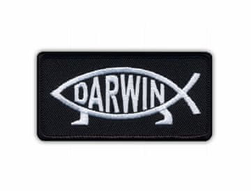 shumee Našitek Darwinove ribice - Podloga za likanje / toplotno varjenje - Vezen našitek/značka/emblem