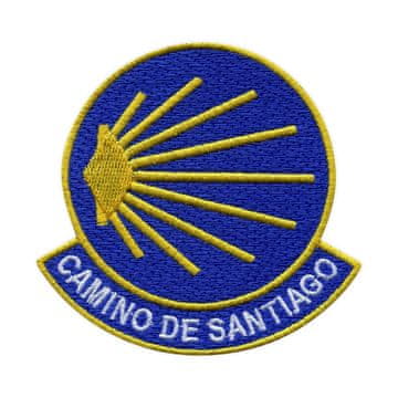 shumee Našitek Pot sv. Jakoba - Camino de Santiago - Prišitje - Vezeni našitek/značka/emblem