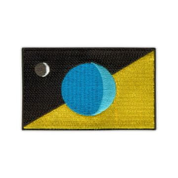 shumee Našitek Zastava Zemlje, avtor Philip Kanellopoulos - 2004 - preprost rob - Prišitje - Vezen našitek/značka/emblem