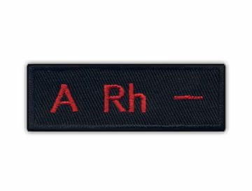 shumee Našitek krvne skupine A Rh - - Prišiven - Vezen našitek/značka/emblem