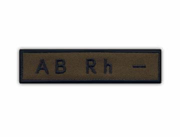 shumee Našitek Krvna skupina AB Rh - - Prišiti - Vezen našitek/značka/emblem