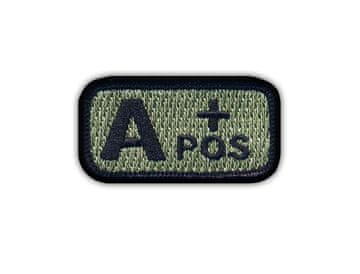 shumee Našitek krvne skupine A "pos" acu-foliage - Prišiven - Vezen našitek/značka/emblem