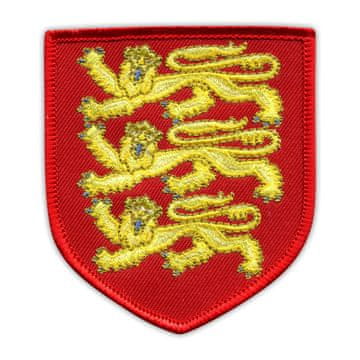 shumee Našitek kraljevega grba Anglije - podlaga za likanje / toplotno varjenje - vezen našitek/značka/emblem