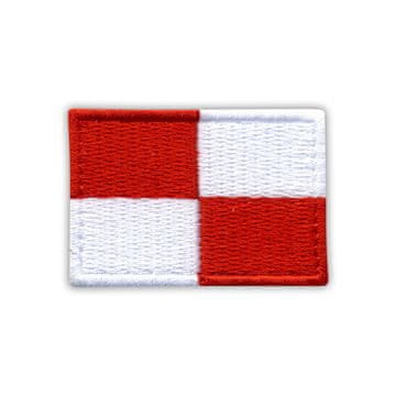 shumee Uniforma z našitki za zastavo - magnetna podlaga - vezeni našitek/značka/emblem