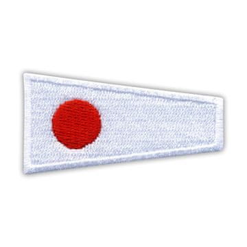 shumee Našitek zastave Unaone "1" - samolepilna podlaga - vezen našitek/značka/emblem