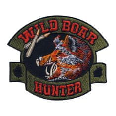 shumee Našitek Hunter na divjega prašiča - Podloga za likanje / toplotno varjenje - Vezen našitek/značka/emblem