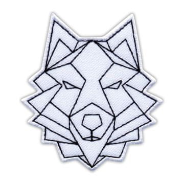 shumee Našitek WOLF geometrijski - Prišit - Vezen našitek/značka/emblem