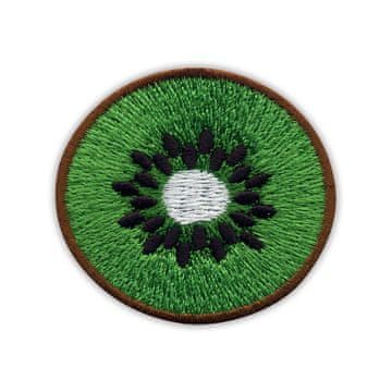 shumee Rezina kivija - zeleno in zdravo sadje - Podloga za likanje / toplotno varjenje - Vezen našitek/značka/emblem
