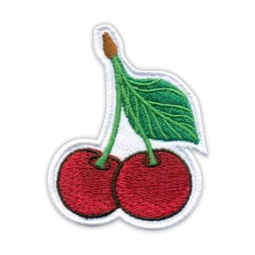 shumee Našiv Sveže in sladke češnje - Samolepilna podlaga - Vezen našitek/značka/emblem