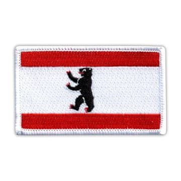 shumee Našitek zastave Berlina - samolepilna podlaga - vezen našitek/značka/emblem