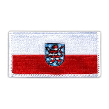 shumee Našitek zastave Turingije - Prišiven - Vezen našitek/značka/emblem
