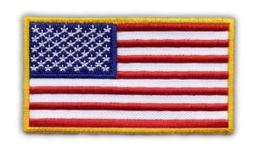 shumee Našitek zastave Združenih držav Amerike - Prišit - Vezen našitek/značka/emblem