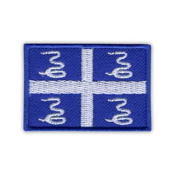 shumee Našitek Neuradna zastava Martinika - 2" - Prišiven - Vezen našitek/značka/emblem