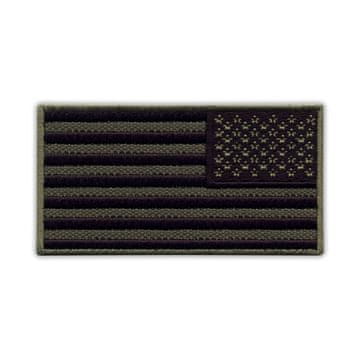 shumee Našitek Zastave Združenih držav Amerike - umirjen - hrbtna stran - Prišit - Vezen našitek/značka/emblem