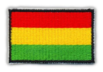 shumee Našitek zastave Bolivije - Prišiven - Vezen našitek/značka/emblem