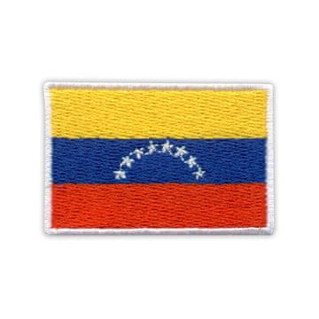 shumee Našitek zastave Venezuele - samolepilna podlaga - vezen našitek/značka/emblem