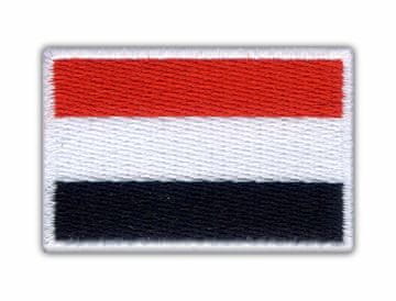 shumee Našitek zastave Jemna - magnetna podlaga - vezen našitek/značka/emblem