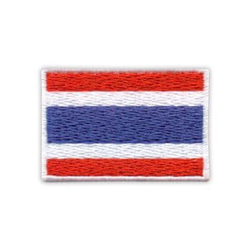 shumee Našitek zastave Tajske - samolepilna podlaga - vezen našitek/značka/emblem