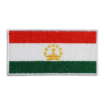 shumee Našitek zastave Tadžikistana - likalnik/termo-varjenje - vezen našitek/značka/emblem