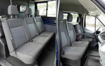 shumee FORD TRANSIT MK8 2014-2025 Prevleke za sedeže 6 oseb Brigade
