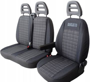 shumee FIAT DUCATO 2006-2025 PREMIUM STRONG SEDEŽNE PREVLEKE