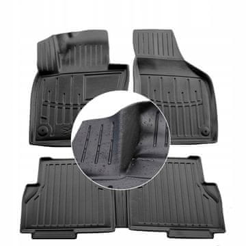 shumee Gumijaste preproge in brisalci VW Sharan 2 od leta 2010 - UD Troughs