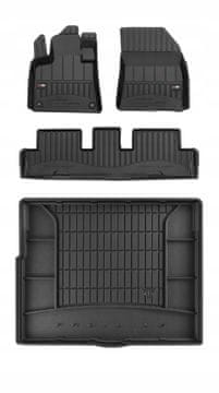 shumee 3D KOMPLET talnih preprog in zaščitnih mrež Citroen C4 Picasso 2 2013-2019 d