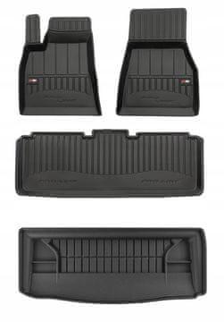 KOMPLET 3D gumijastih zaščitnih preprog za Tesla Model S od 2012-