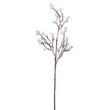 shumee DEKORATIVNA VEJA S SNEŽNIMI KROGLAMI 50 CM