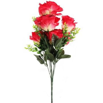 shumee Šopek 7 rdečih vrtnic 54 cm