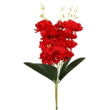 shumee Šopek 5 rdečih orhidej 58 cm