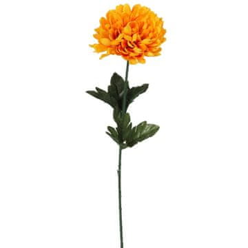 shumee Umetna krizantema 50 cm oranžna - okrasek za dan vseh svetih