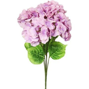 shumee Šopek štirih lila-rožnatih hortenzij, velikosti 50 cm