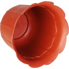 shumee Vrtni lonec v obliki rože 18 cm - opečnate barve