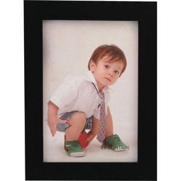 shumee Črn okvir za fotografije 15,5 x 12 cm za obešanje