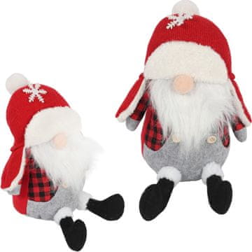shumee Božični škratek gnome skandinavski božični okrasek darilo 30 cm RDEČ