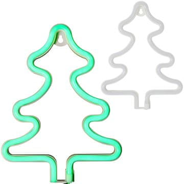 shumee LED BOŽIČNA DEKORACIJA - NEONSKA BOŽIČNA JELOVKA 23 CM