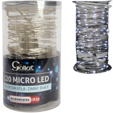 shumee BOŽIČNE LUČKE ZA DREVO 120 LED IP20 HLADNO BELA NA BATERIJE