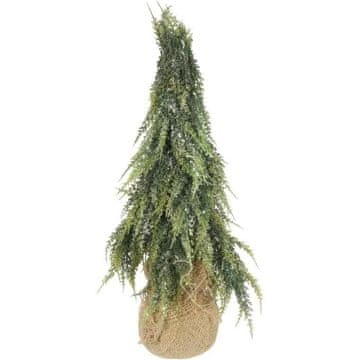 shumee Umetno drevo BOŽIČNO DREVO IZ JUTE, POKRITO S ZASNEGOM, 50 CM