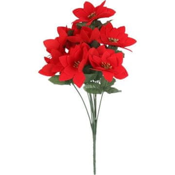 shumee Šopek 12 božičnih zvezd 42 cm, RDEČI