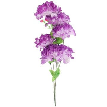 shumee Šopek 6 vijoličnih krizantem 52 cm