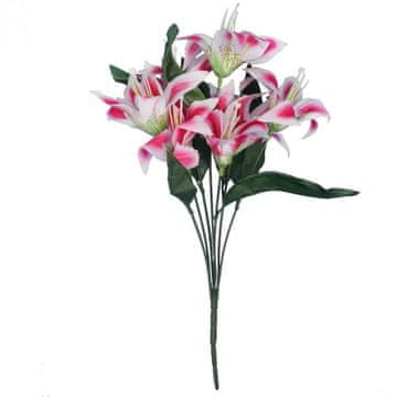shumee Šopek 7 svetlo roza lilij, 34 cm