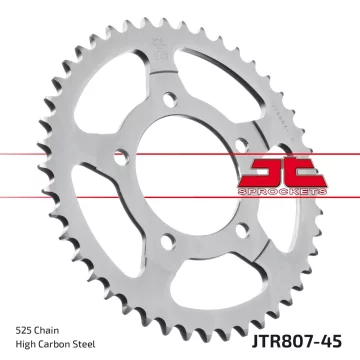 shumee Zadnji verižnik JT R807-45 iz jekla, 45T, velikost 525