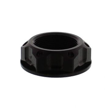 shumee JMP M22x1.00 Črna aluminijasta matica glave za Aprilia Dorsoduro 750 SMV, Dorsoduro 750 SMV ABS, Dorsoduro 750 SMV F
