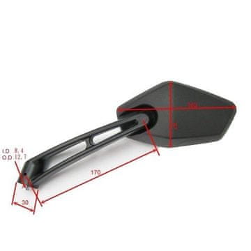 JMP Ogledalo JMP za Aprilia SR 50 R LC, SR 50 R LC Ditech Factory, SR 50 LC Ditech Racing, SR 50 LC Ditech Replica, SR 50 LC Dit