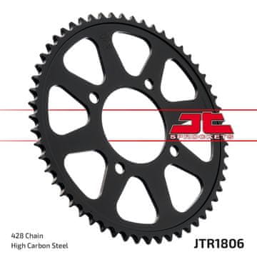 shumee Zadnji verižnik JT R1806-56 iz jekla, 428/56z za Suzuki RG 125 F Gamma, RG 125 FU Gamma, VL 125 LC Intruder, VL 125 LC U Intruder