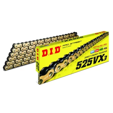 D.I.D DID 525VX3/110 X-Ring G&B odprta pogonska veriga z ušesom