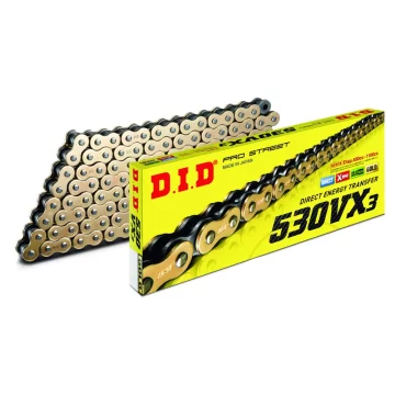 D.I.D DID 530VX3/112 X-Ring G&B odprta pogonska veriga z ušesom