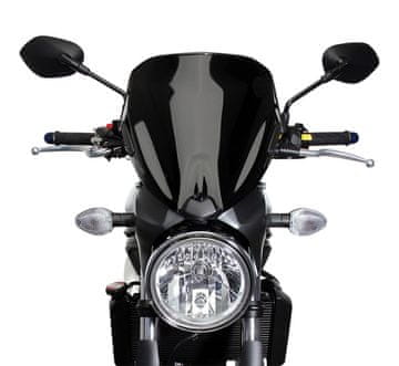 MRA Szyba motocyklowa SUZUKI SV 650 WCX0 / WCX1 2016-, forma NSN, przyciemniana